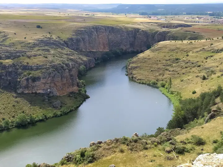 Vista de las hoces del Duratón